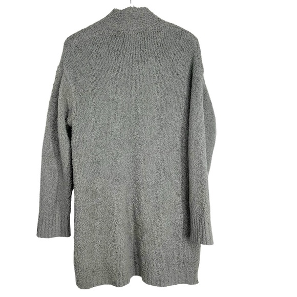 SKIMS L/XL Grey Cozy Long Sleeve Robe Cardigan with Pockets - Picture 6 of 7